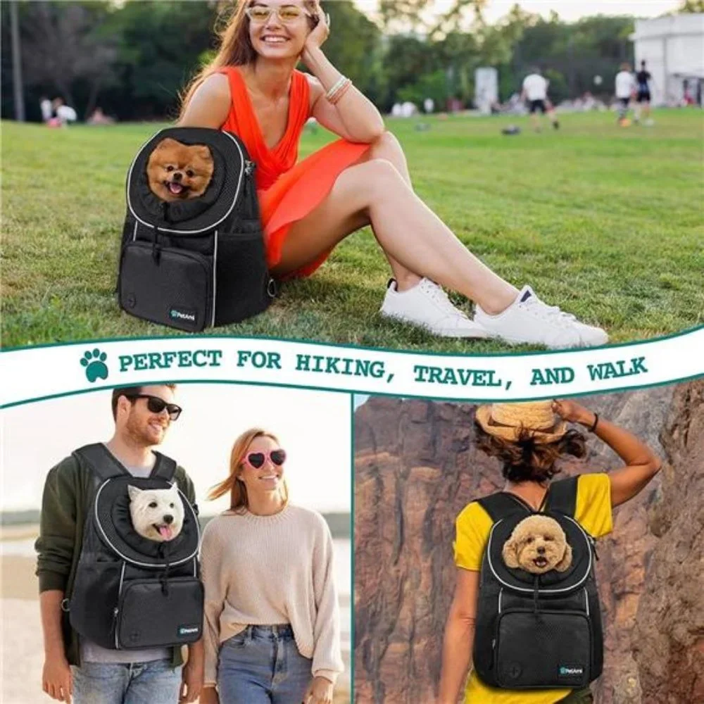 Dog Front Carrier Backpack, Adjustable Dog Pet Cat Chest Carrier Backpack